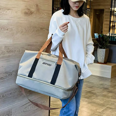Large Capacity Travel Fitness Bag for Women Waterproof Messenger Bag