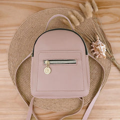 Small Business PU Leather Backpack Waterproof Mini Bag for Women