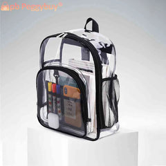 Large Capacity PVC Backpack for Women Students