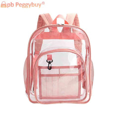Large Capacity PVC Backpack for Women Students