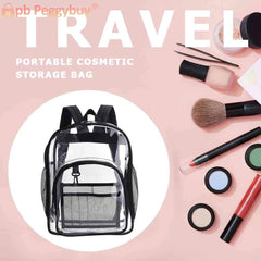 Large Capacity PVC Backpack for Women Students