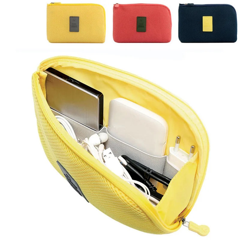 Travel Zipper Cosmetic Bag Large Capacity Organizer Makeup Bags