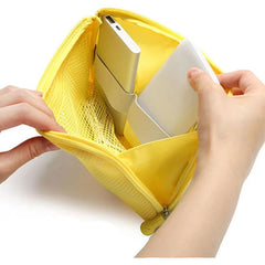 Travel Zipper Cosmetic Bag Large Capacity Organizer Makeup Bags