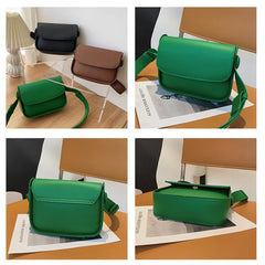 Green Flap Shoulder Bag Handbags Small Women Messenger Bag