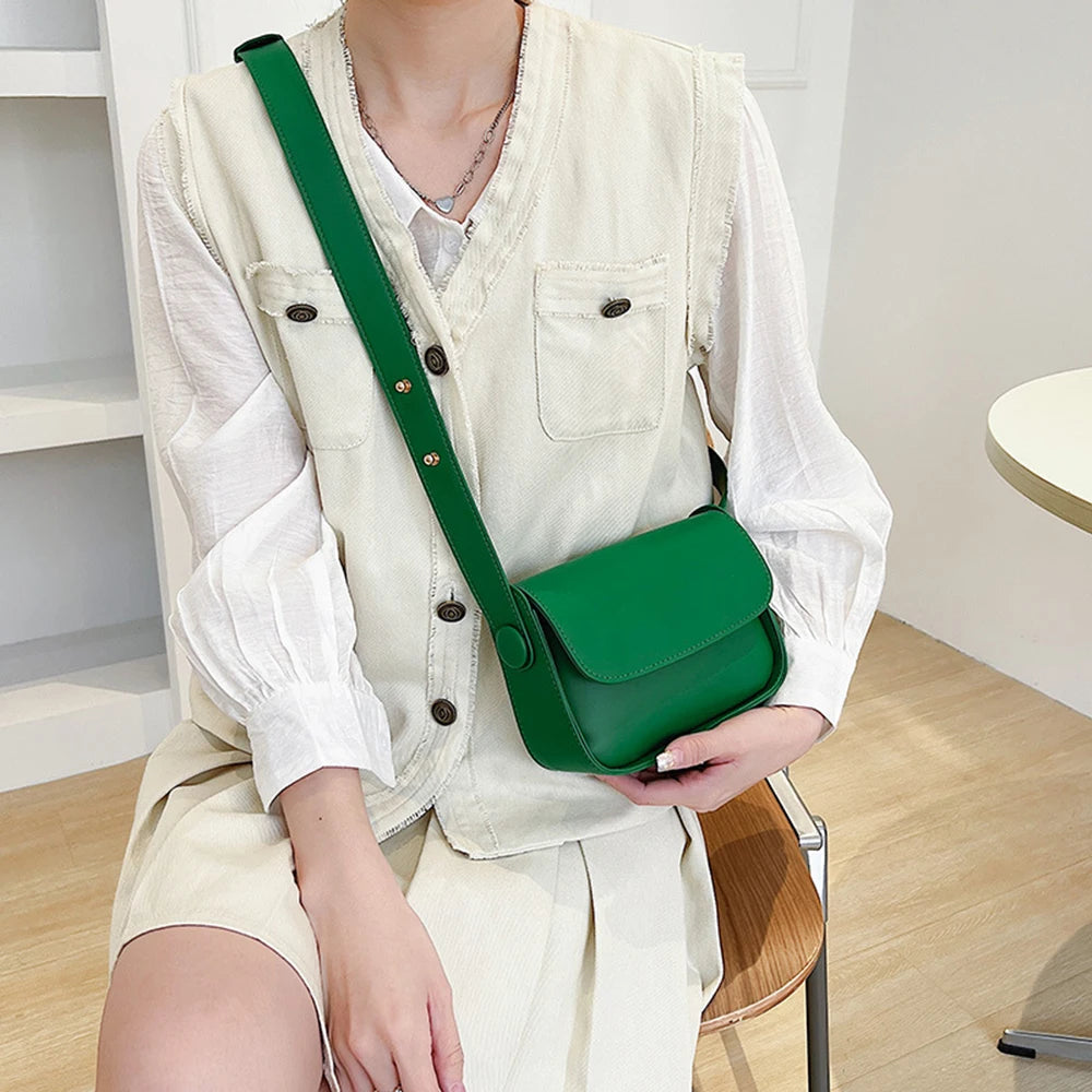 Green Crossbody Shoulder Bag Small Women Messenger Bag