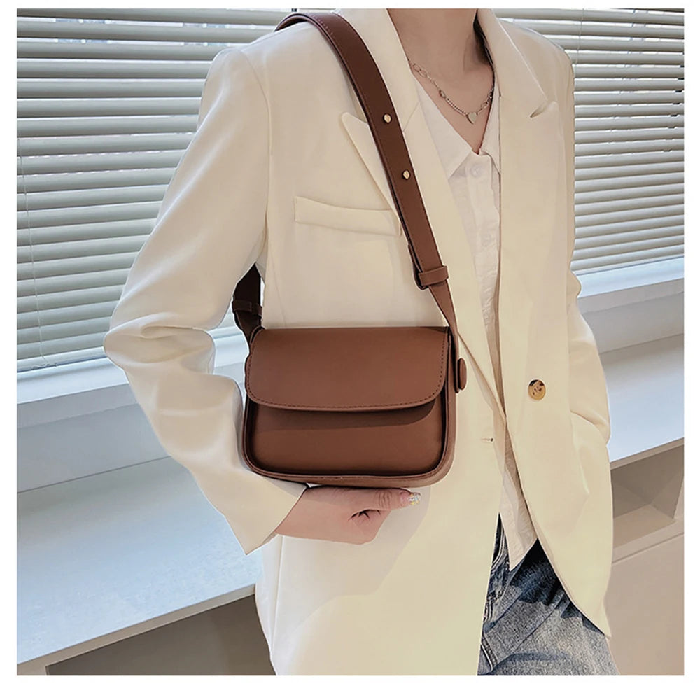 Green Flap Crossbody Bag for Women