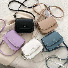 Solid Flap Shoulder Bag Handbags Crossbody Bags for Women