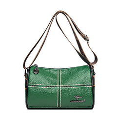Crossbody Pillow Handbags Women's Leather Vintage Shoulder Messenger Bags