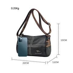 Crossbody Pillow Handbags Women's Leather Vintage Shoulder Messenger Bags