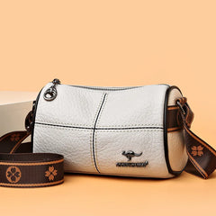Crossbody Pillow Handbags Women's Leather Vintage Shoulder Messenger Bags