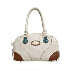 Large Capacity Handbag Niche Bowling Splice Bag Women Purse and Handbags