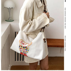 Large Capacity Crossbody Bags for Women Canvas Shoulder Bag Handbags
