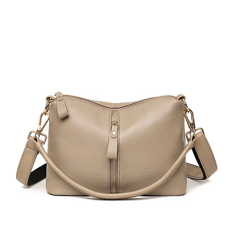 Leather Hobo Shoulder Bag Vintage Tote for Women Ladies