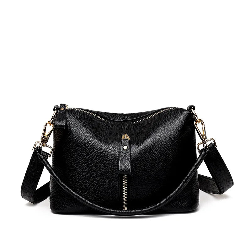 Leather Hobo Shoulder Bag Vintage Tote for Women Ladies
