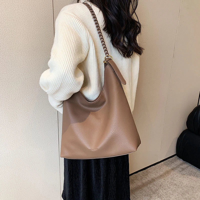 Multi-Zipper Women Shoulder Bags Chain Handbag Large Capacity Crossbody