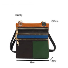 Messenger Sling Handbags Women'S Leather Small Casual Vintage Shoulder Bags