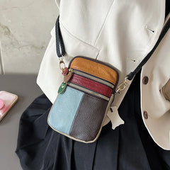 Messenger Sling Handbags Women'S Leather Small Casual Vintage Shoulder Bags