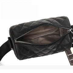 Plaid Casual Sling Handbags Womens Leather Vintage Messenger Bag