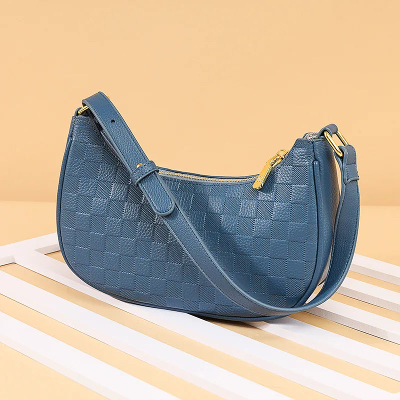 Vintage Casual Tote Shoulder Bag Women's Leather Handbag