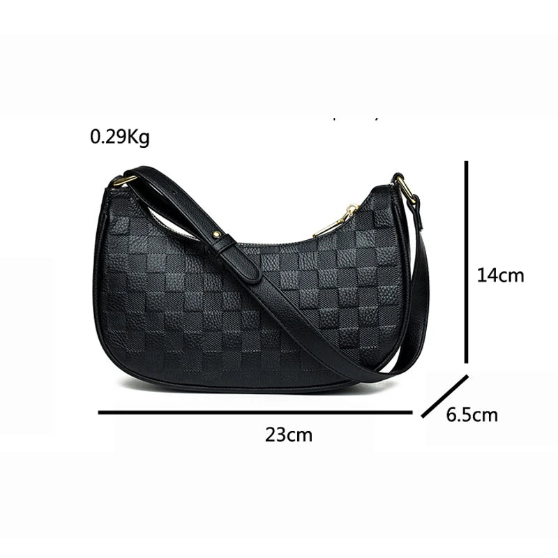 Vintage Casual Tote Shoulder Bag Women's Leather Handbag