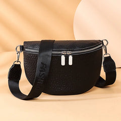 Vintage Leather Sling Waist Handbag for Women