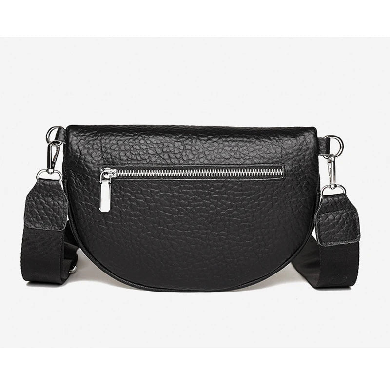 Vintage Leather Sling Waist Handbag for Women