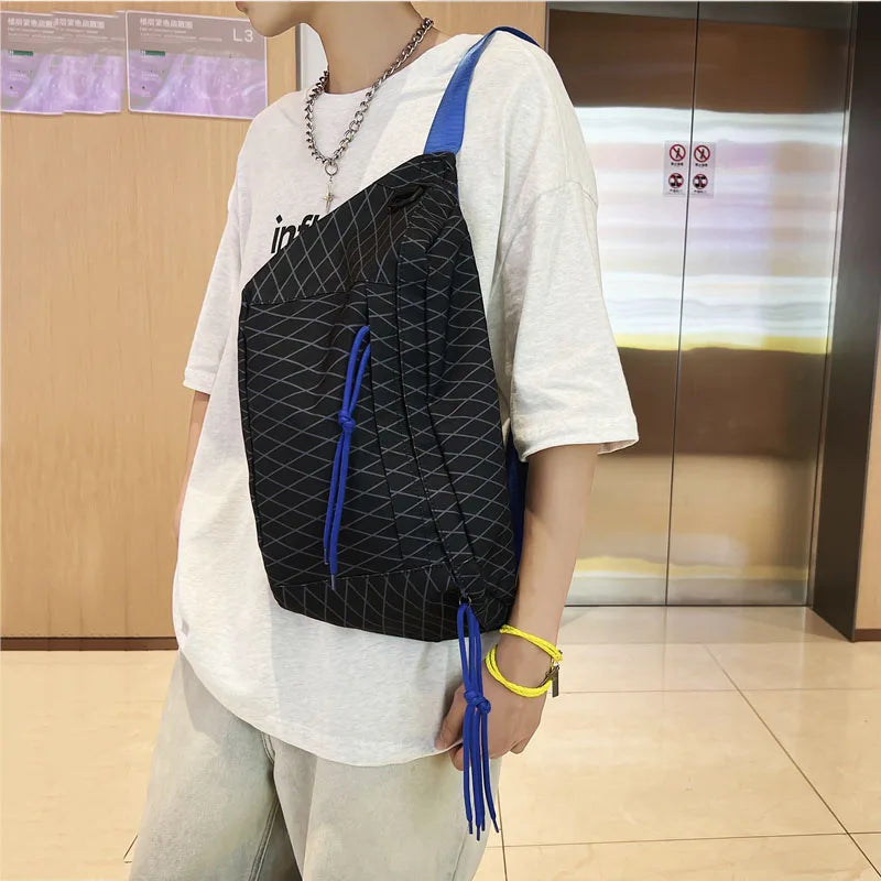 Plaid Waist Bag Summer Fanny Pack Unisex Belt Bags