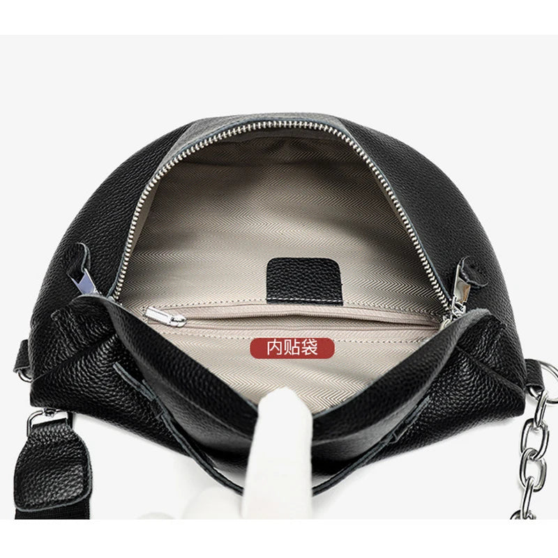 Leather Chest Casual Vintage Tote Shoulder Bags for Women