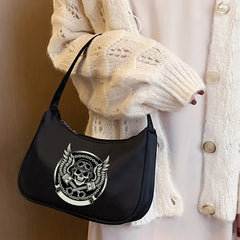 Women's Gothic Skull Pattern Shoulder Bag Handbag