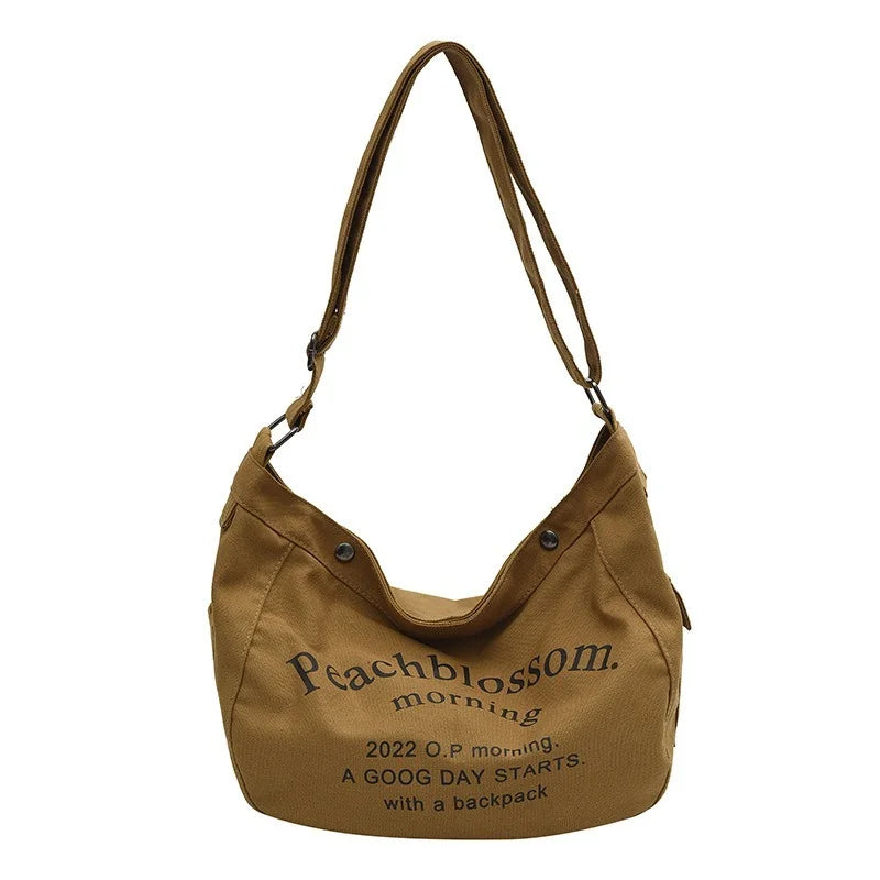 Canvas Shoulder Bags for Women Handbags and Purse Casual Totes