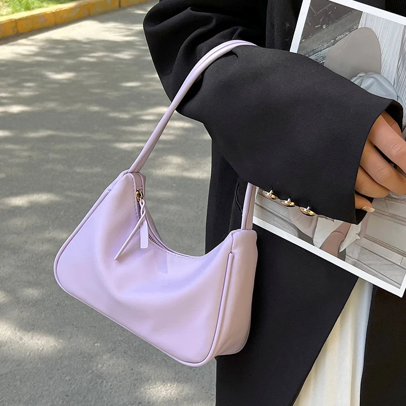 Underarm Bag PU Leather Shoulder Bags for Women
