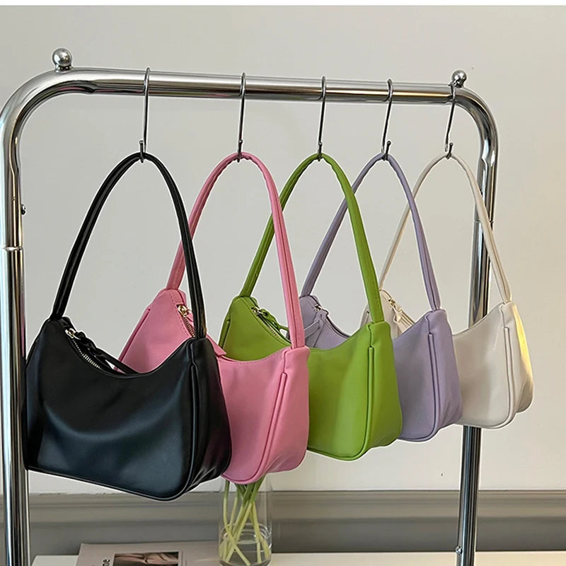Underarm Bag PU Leather Shoulder Bags for Women