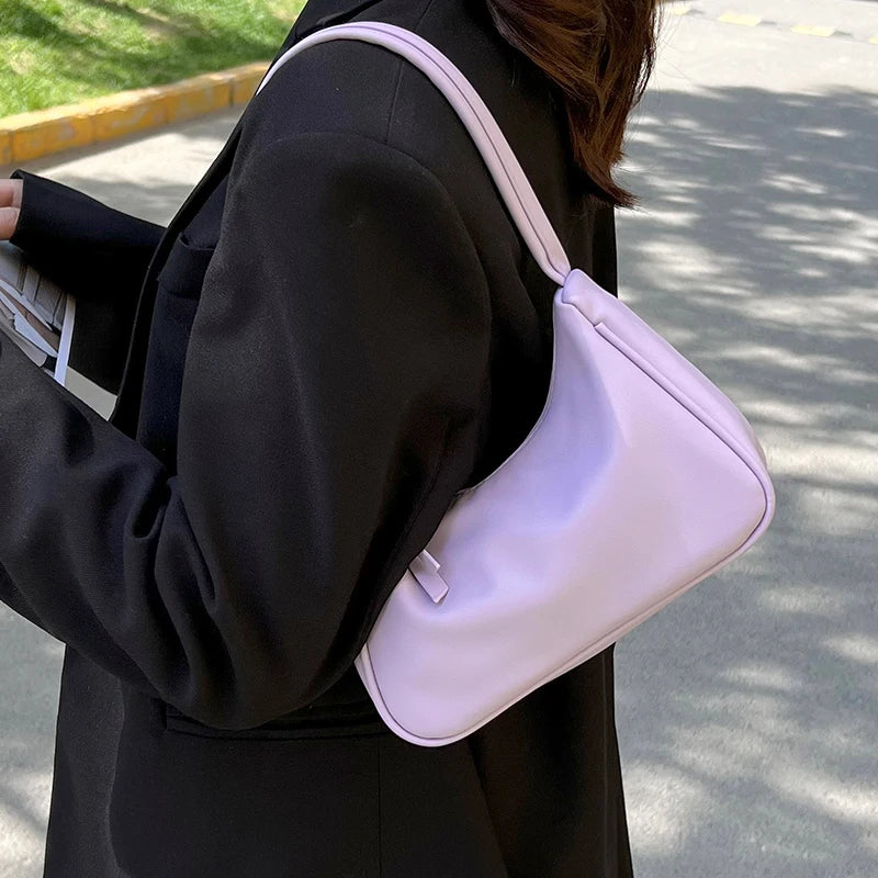 Underarm Bag PU Leather Shoulder Bags for Women