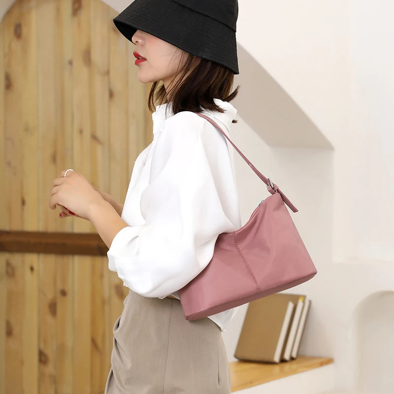 Waterproof Nylon Women's Handbag Versatile Tote Bag