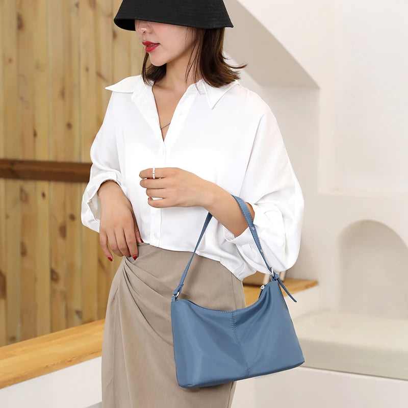 Waterproof Nylon Women's Handbag Versatile Tote Bag