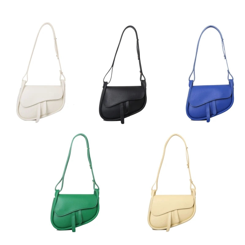 Underarm Bag Women Daily PU Leather Small Shoulder Bag