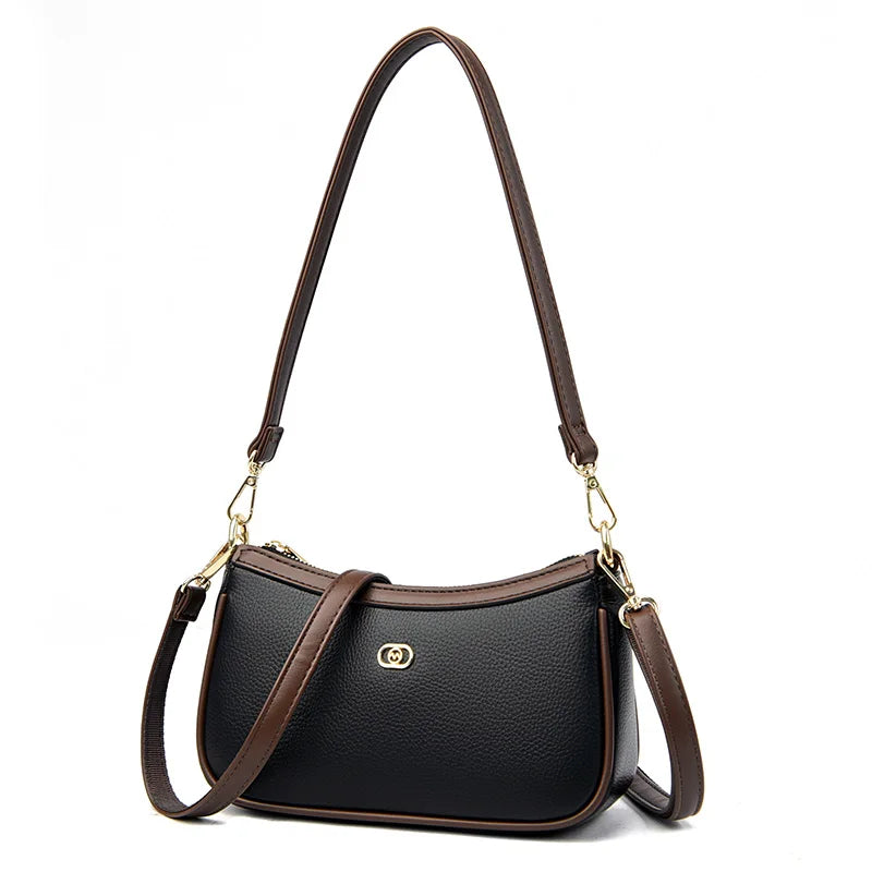 Designer Leather Crossbody Bag for Women Sac A Main Femme