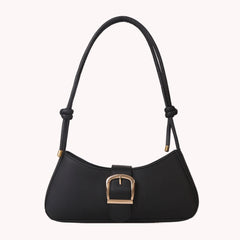 Casual Women Shoulder Bags Ladies PU Leather with Zipper Closure