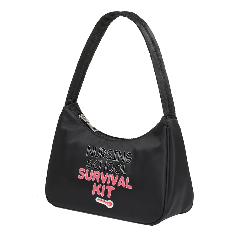 Casual Handbag Purses Harajuku Shoulder Hobo Bags Organizer Nurse Print