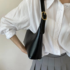 Green Retro Underarm Bag Women's Shoulder Handbag