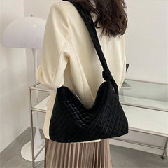 Underarm Shoulder Bag Women PU Leather Totes Large Capacity Crossbody Handbag