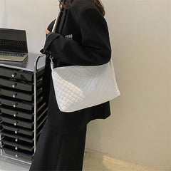 Underarm Shoulder Bag Women PU Leather Totes Large Capacity Crossbody Handbag