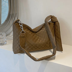 Underarm Shoulder Bag Women PU Leather Totes Large Capacity Crossbody Handbag