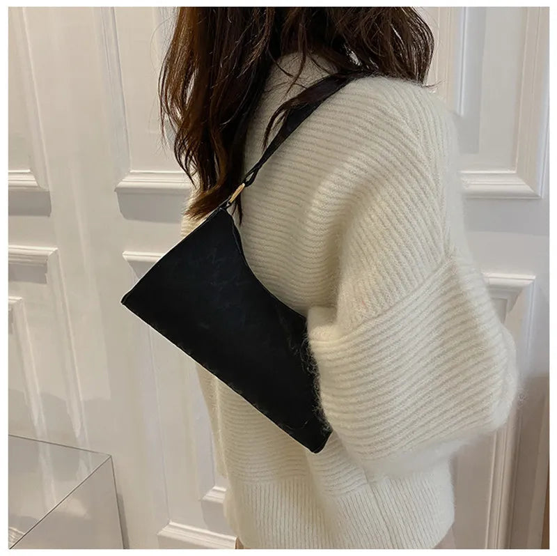 Women's Underarm Shoulder Bag Casual Armpit Purse Shopping Handbag