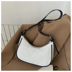 Canvas Underarm Shoulder Bag for Women Casual Tote Purse Handbag