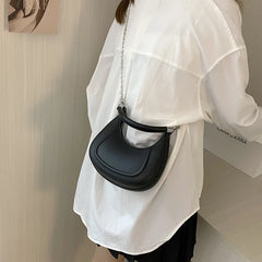 Women's Shoulder Bag Crossbody Chain Purse Solid Hobo Handbag