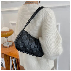 Women's PU Leather Underarm Shoulder Bag Armpit Purse Handbag