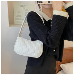 Women's PU Leather Underarm Shoulder Bag Armpit Purse Handbag