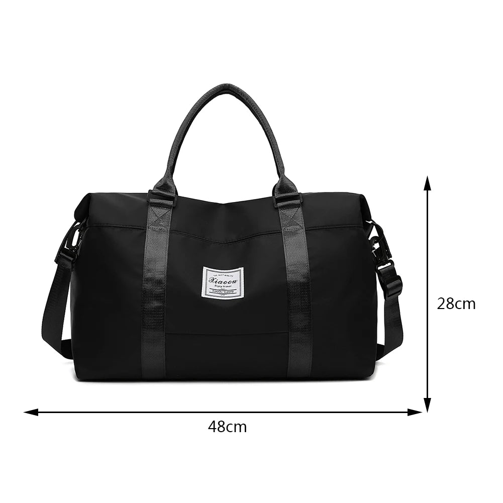 Unisex Fitness Sports Tote Bag Large Capacity Shoulder Bag