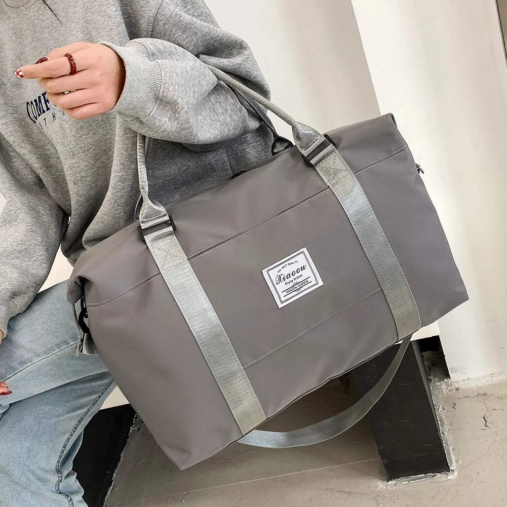 Unisex Fitness Sports Tote Bag Large Capacity Shoulder Bag